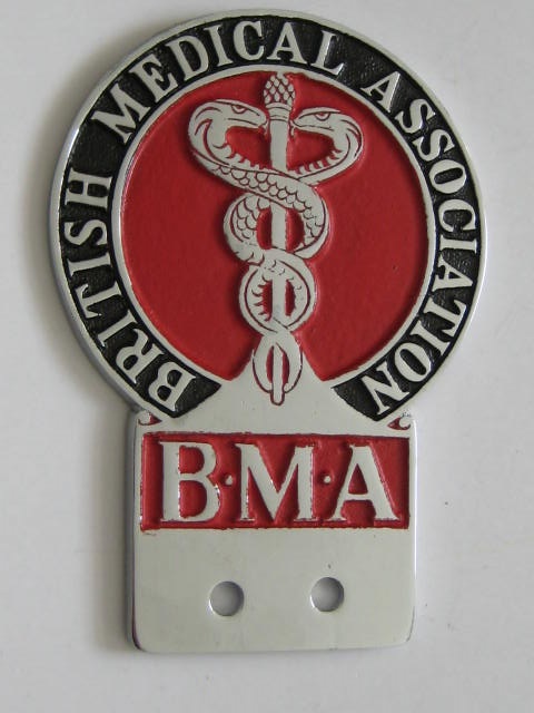 Click the image for more info BMA BRITISH MEDICAL ASSOCIATION CAR BADGE BMA