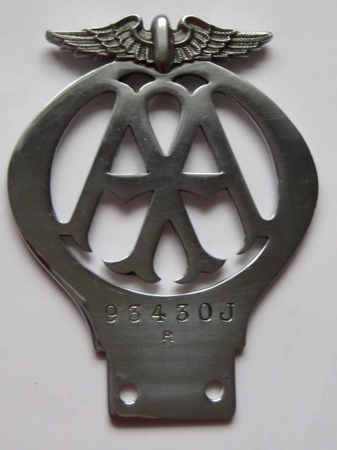 Click the image for more info AA CAR BADGE 1934 - 1936 AA