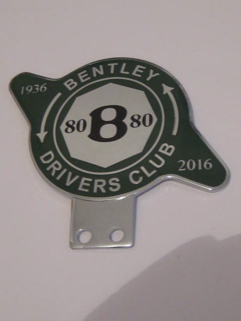 Click the image for more info BENTLEY DRIVERS CLUB 1936 - 2016 BENTLEY
