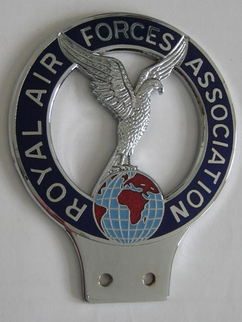 Click the image for more info ROYAL AIR FORCES ASSOCIATION CAR BADGE ROYAL