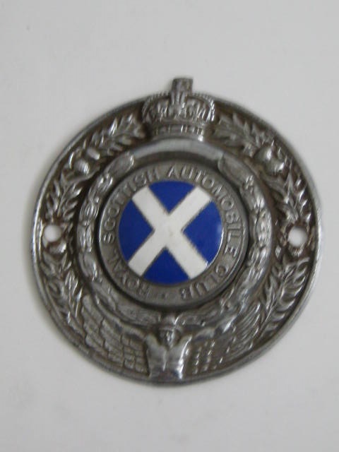 Click the image for more info RARE SMALL SIZE ROYAL SCOTTISH AUTOMOBILE CLUB BADGE RARE