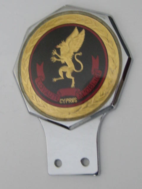 Click the image for more info CYPRUS CAR BADGE CYPRUS