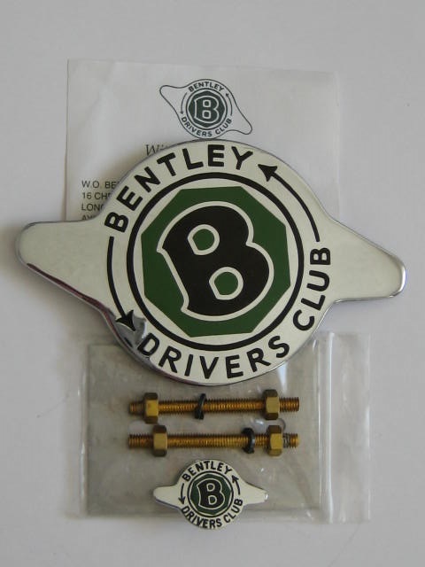 Click the image for more info BENTLEY DRIVERS CLUB SPINNER CAR GRILLE BADGE BENTLEY