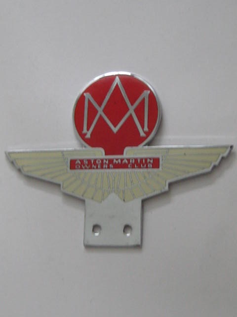 Click the image for more info ASTON MARTIN OWNERS CLUB CAR BADGE ASTON