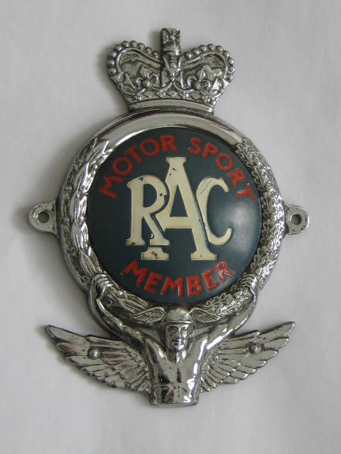 Click the image for more info RAC MOTORSPORT GRILLE BADGE RAC