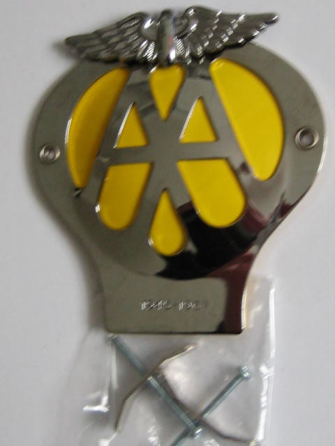 Click the image for more info AA CAR GRILLE BADGE AA