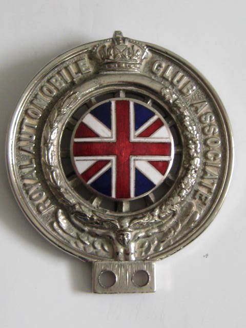 Click the image for more info RAC CAR BADGE 1912 - 1929 RAC