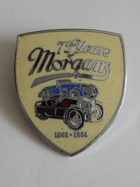 Click the image for more info MORGAN 75TH ANNIVERSARY PIN BADGE MORGAN