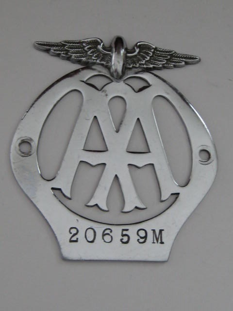 Click the image for more info AA BADGE 1937 - 1945 AA