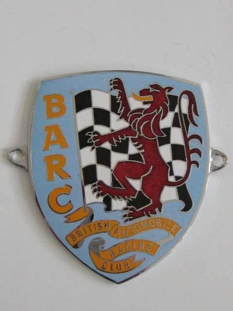 Click the image for more info BRITISH AUTOMOBILE RACING CLUB GRILLE BADGE BRITISH