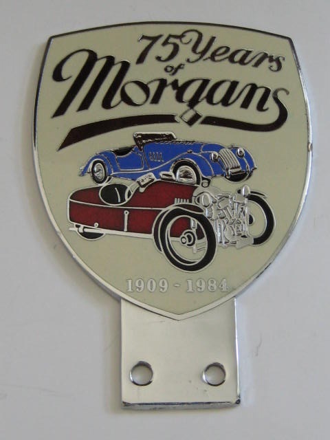 Click the image for more info MORGAN 75TH ANNIVERSARY CAR BADGE MORGAN