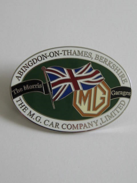 Click the image for more info THE MG CAR COMPANY LTD GRILLE BADGE THE