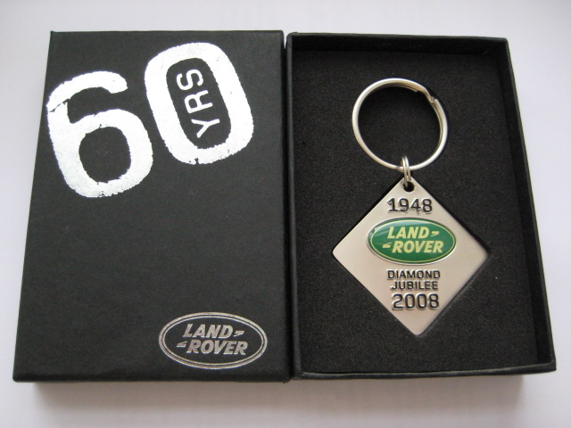 Click the image for more info 60TH ANNIVERSARY JUBILEE KEYRING 60TH