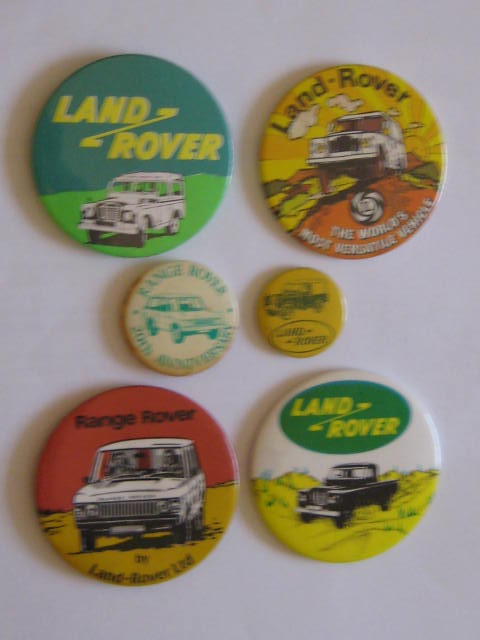 Click the image for more info COLLECTION OF LAND ROVER BADGES COLLECTION