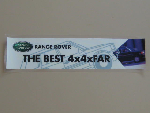 Click the image for more info RANGE ROVER BEST 4 X 4 X FAR RANGE