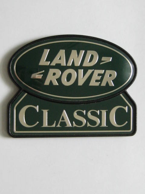 Click the image for more info LAND ROVER CLASSIC BADGE LAND