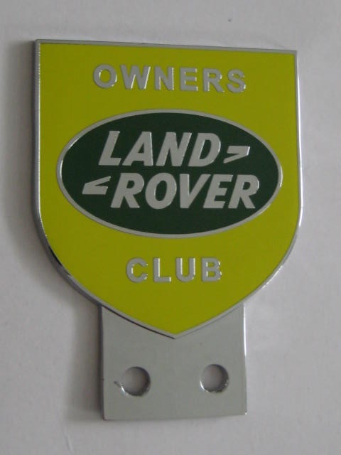 Click the image for more info LAND ROVER OWNERS CLUB BADGE LAND