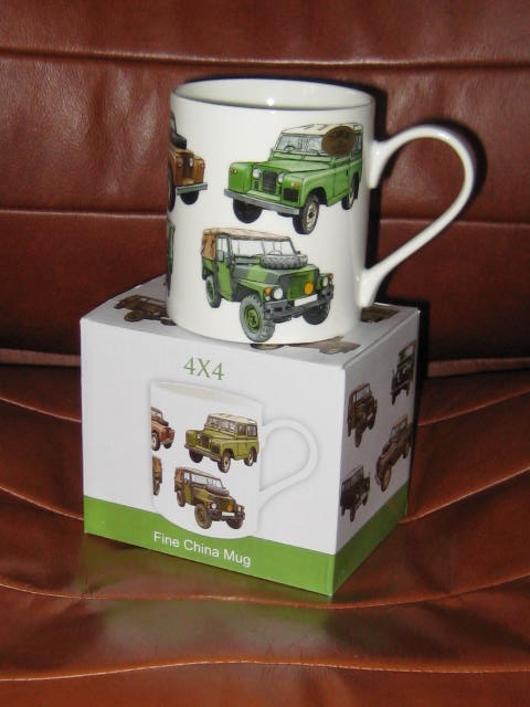 Click the image for more info LAND ROVER FINE BONE CHINA MUG LAND