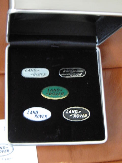 Click the image for more info LAND ROVER 40TH ANNIVERSARY PIN BADGE SET LAND